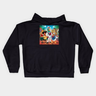 The Three Caballeros Kids Hoodie